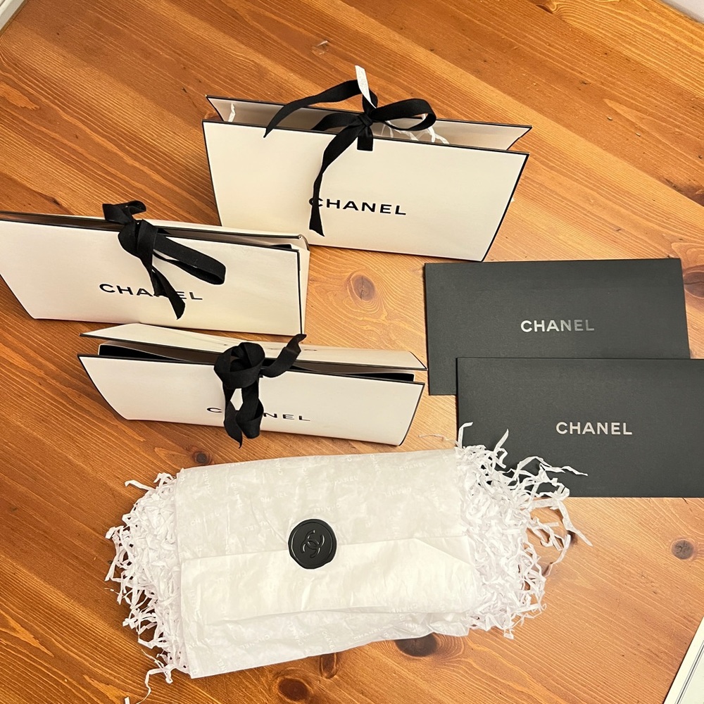 Chanel Packaging Box Set with Chanel Gift EXCELLENT CONDITION